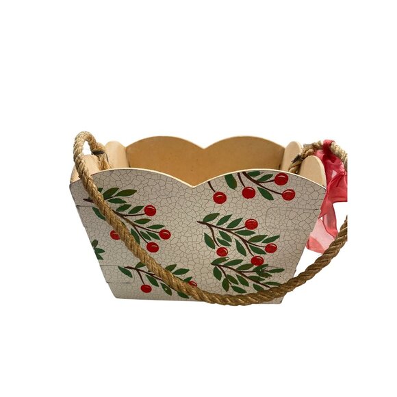 Decorative Reindeer Candle Holder & Sleigh Basket Set - Picture 6 of 11